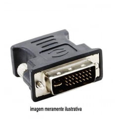 ADAPTADOR DVI I (24+5) MACHO / DB15 HD VGA FEMEA - DVI VGA